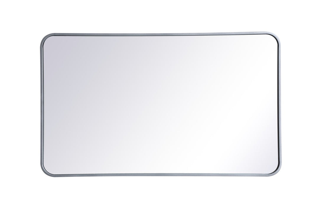 Elegant Lighting MR802440S Modern Evermore Mirror Silver