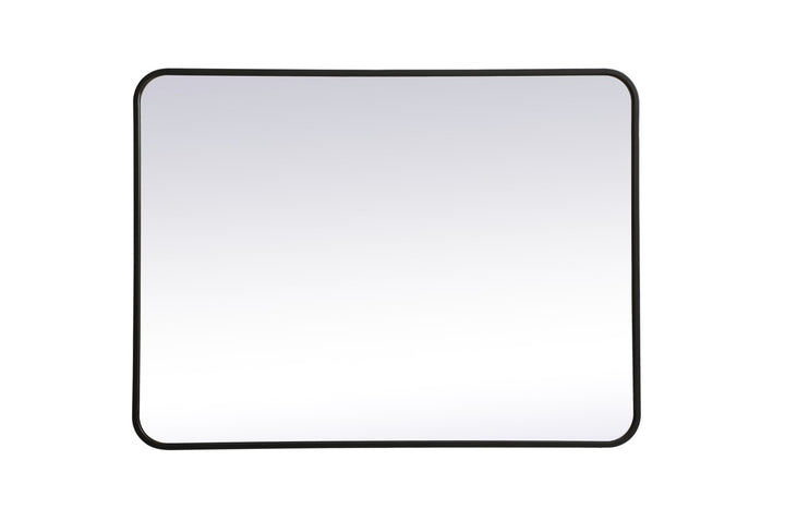 Elegant Lighting MR802736BK Modern Evermore Mirror Black