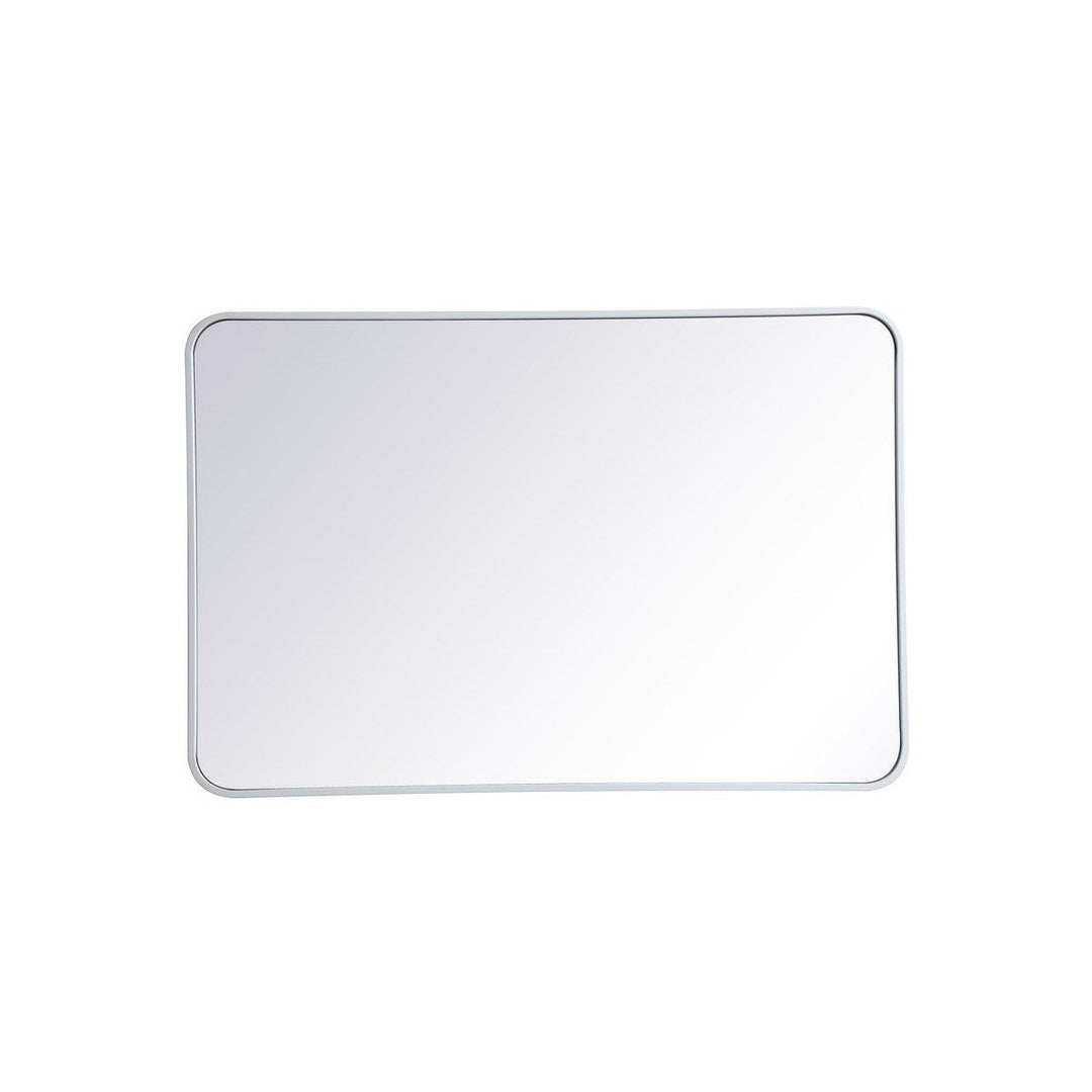 Elegant Lighting MR802740WH Modern Evermore Mirror White