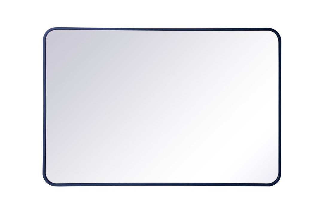 Elegant Lighting MR802842BL Modern Evermore Mirror Blue