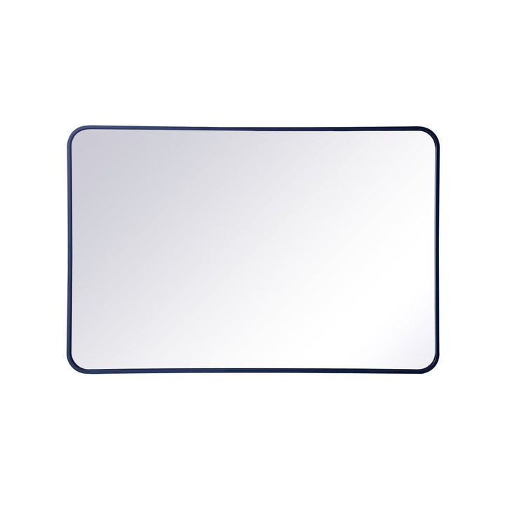 Elegant Lighting MR802842BL Modern Evermore Mirror Blue