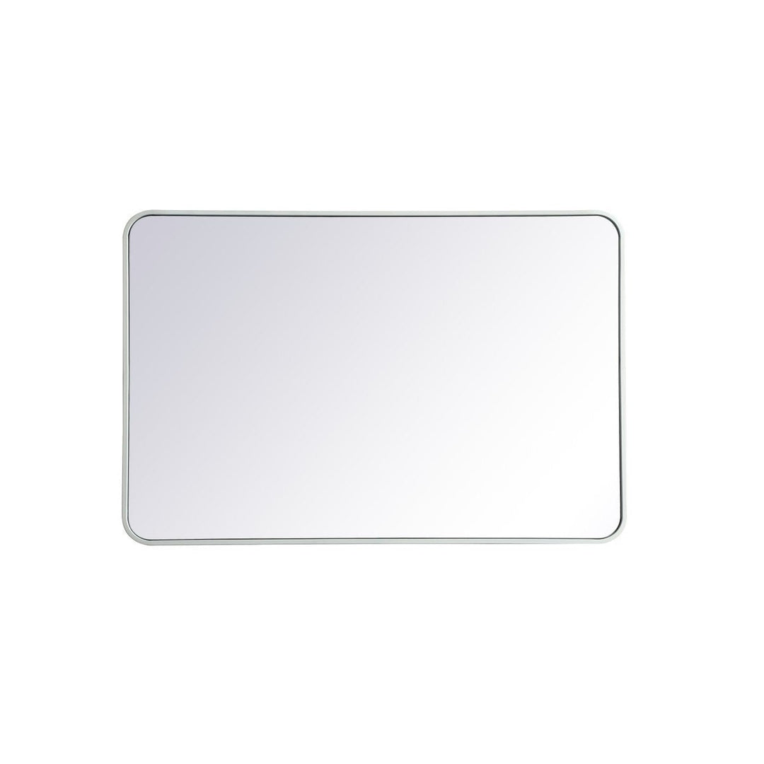 Elegant Lighting MR802842WH Modern Evermore Mirror White