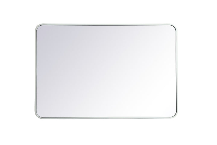 Elegant Lighting MR802842WH Modern Evermore Mirror White