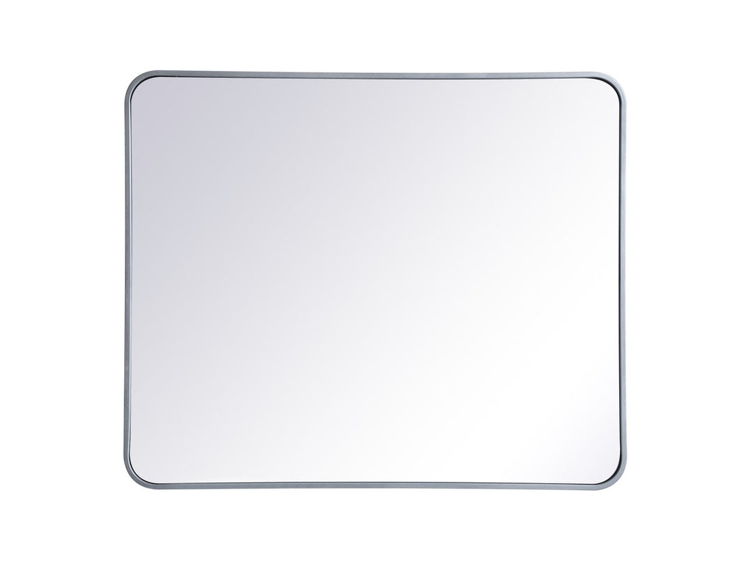 Elegant Lighting MR803036S Modern Evermore Mirror Silver