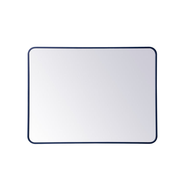 Elegant Lighting MR803040BL Modern Evermore Mirror Blue