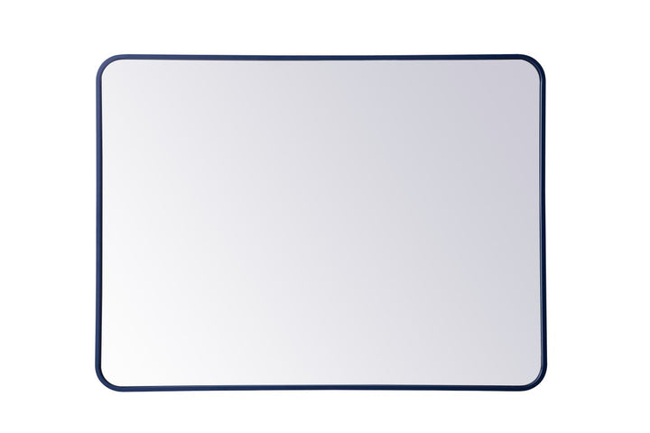 Elegant Lighting MR803040BL Modern Evermore Mirror Blue