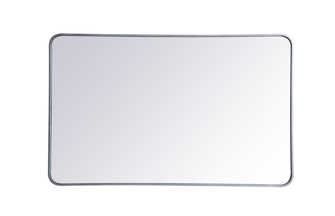 Elegant Lighting MR803048S Modern Evermore Mirror Silver