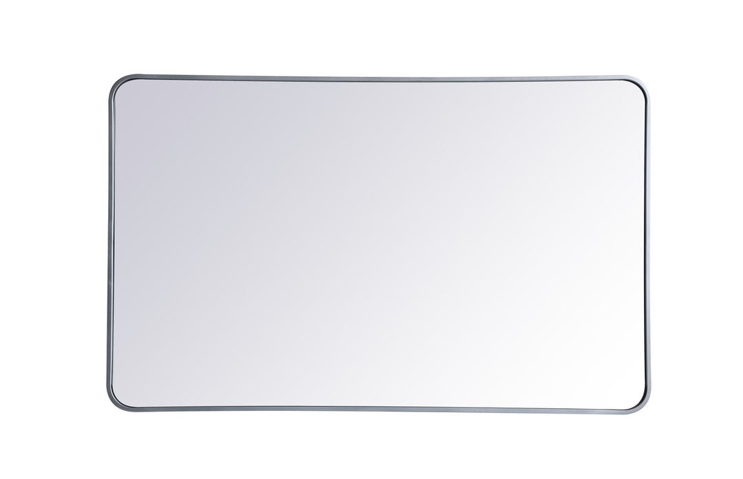 Elegant Lighting MR803048S Modern Evermore Mirror Silver