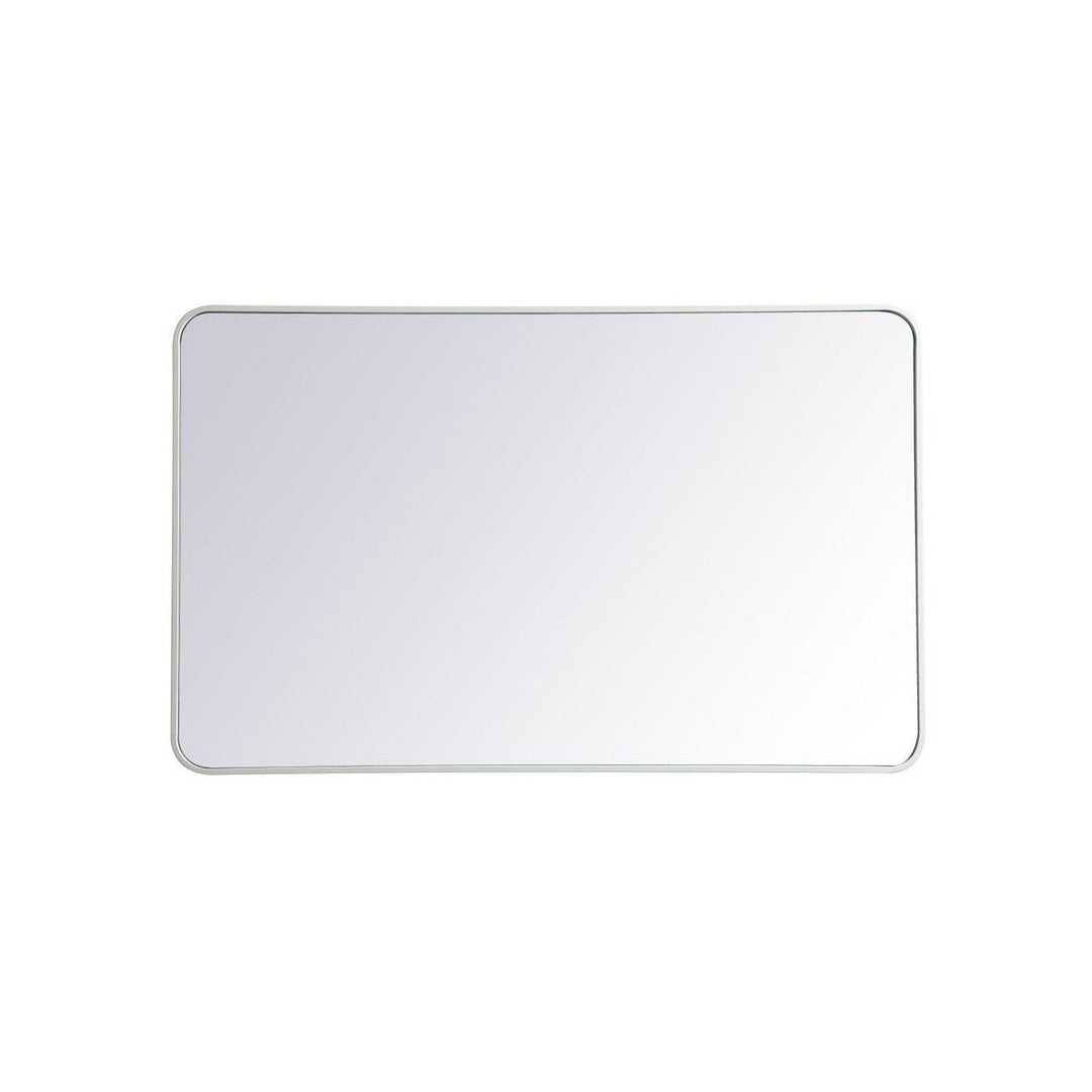 Elegant Lighting MR803048WH Modern Evermore Mirror White