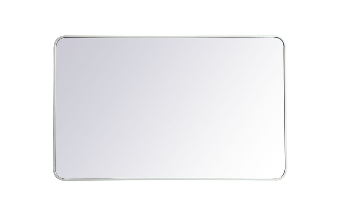 Elegant Lighting MR803048WH Modern Evermore Mirror White