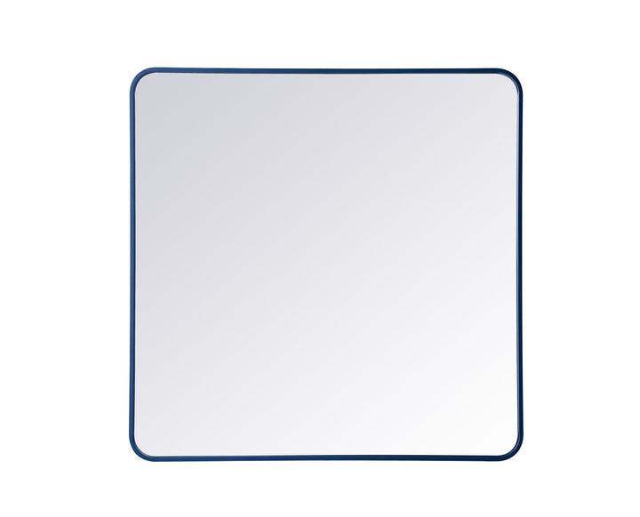 Elegant Lighting MR803636BL Modern Evermore Mirror Blue