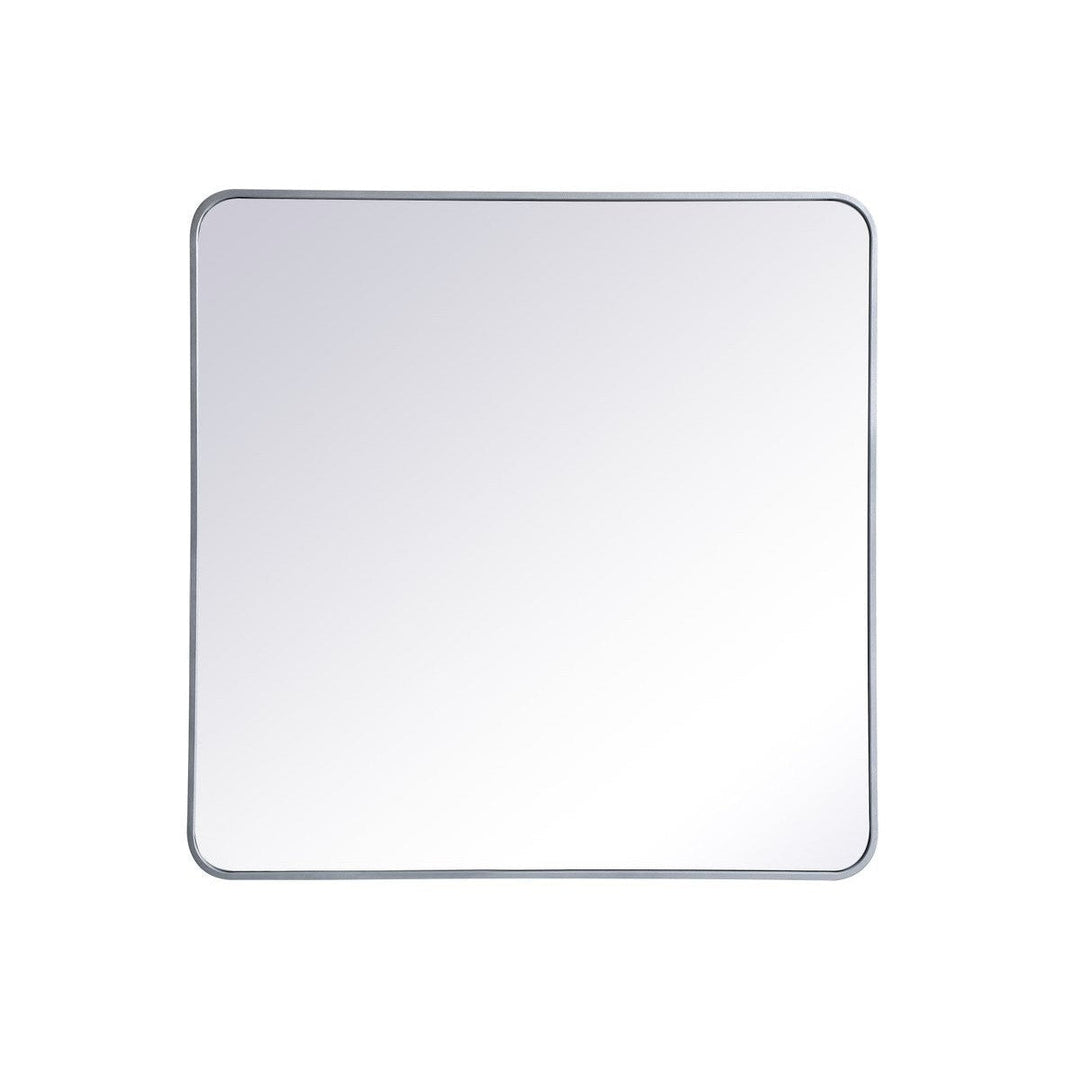 Elegant Lighting MR803636S Modern Evermore Mirror Silver