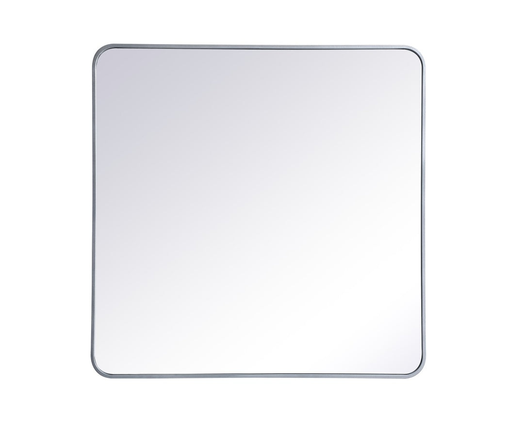 Elegant Lighting MR803636S Modern Evermore Mirror Silver