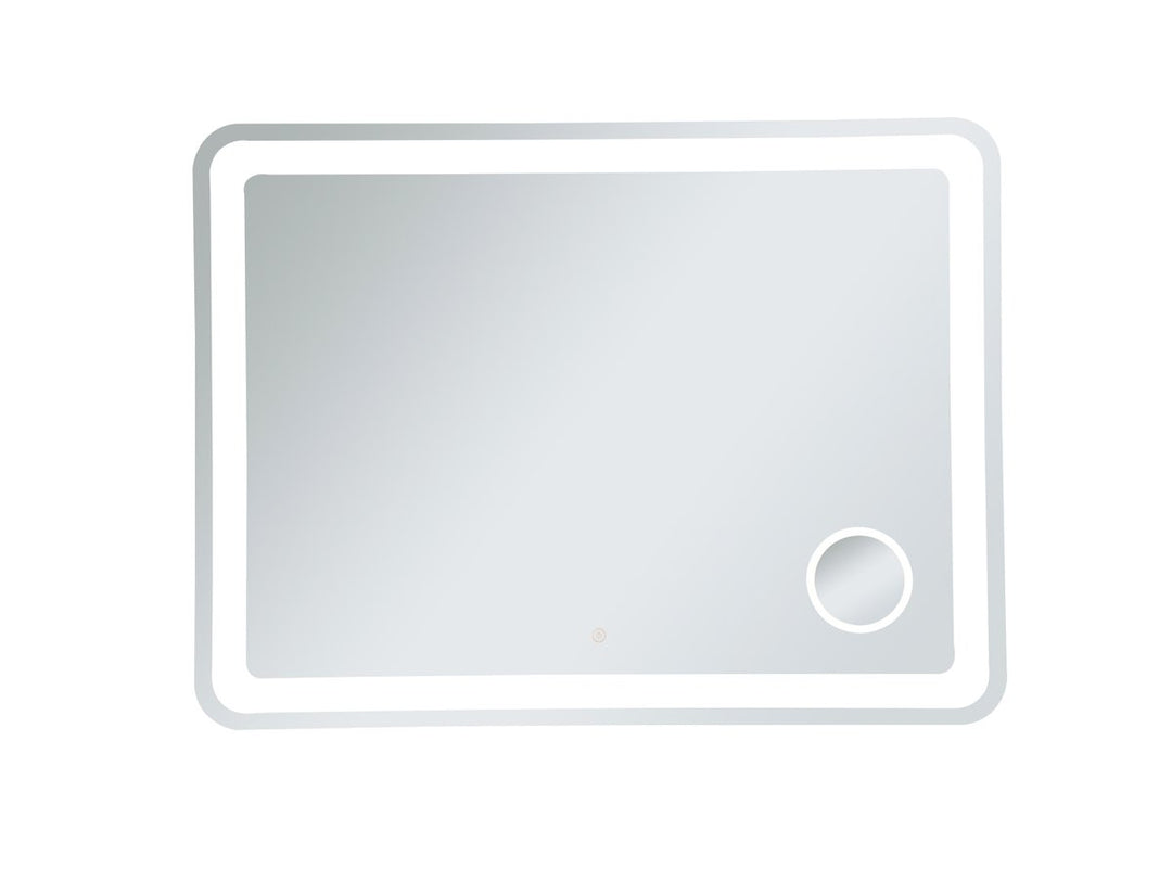 Elegant Lighting MRE53648 Modern Lux Mirror Glossy White