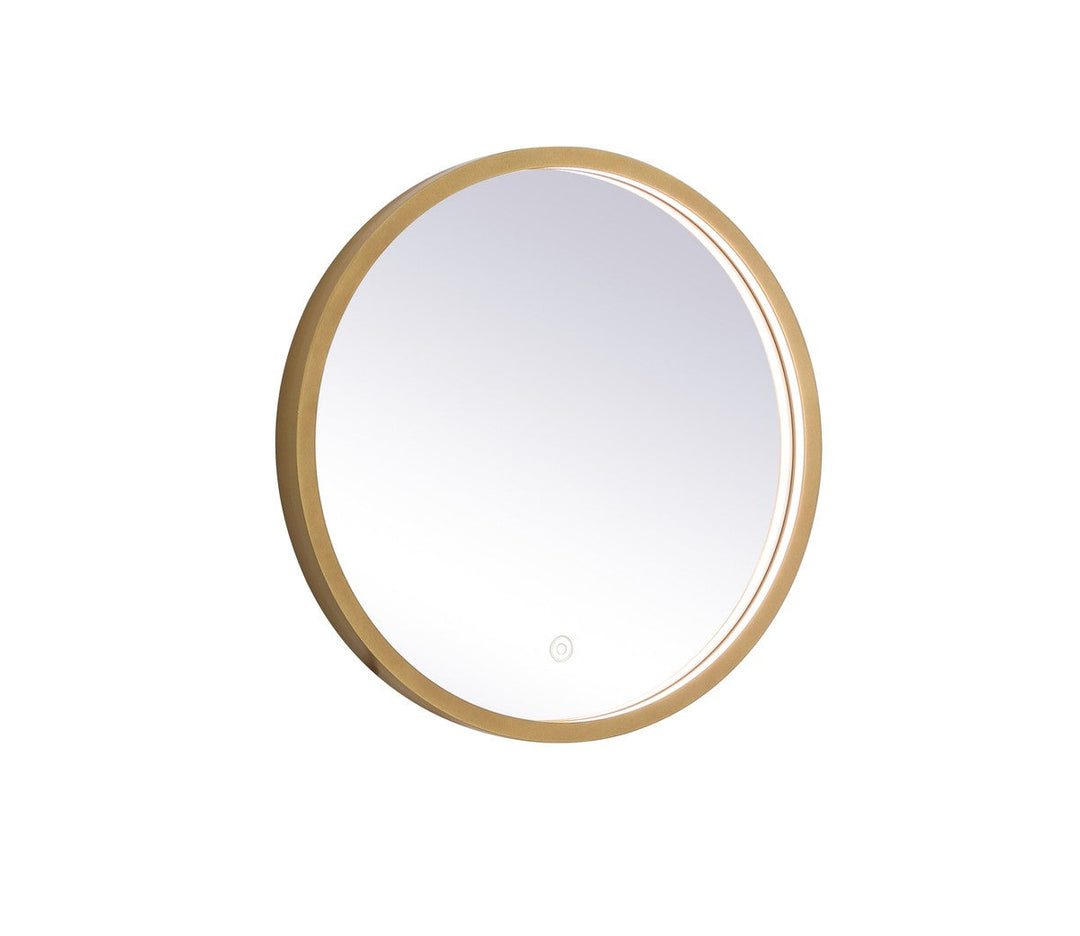 Elegant Lighting MRE6018BR Modern Pier Mirror Brass