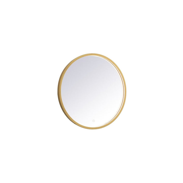 Elegant Lighting MRE6024BR Modern Pier Mirror Brass