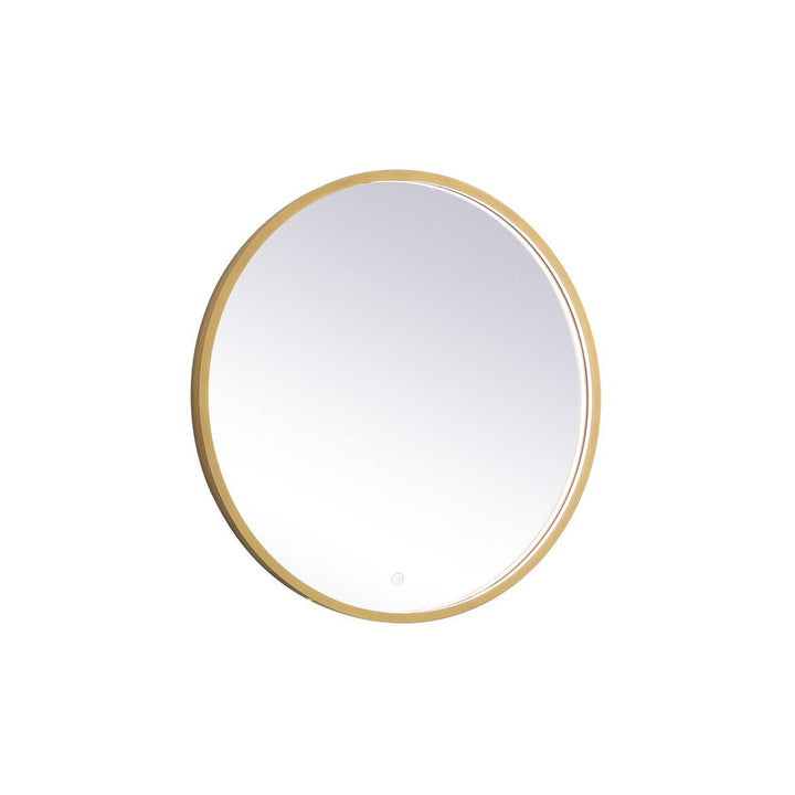 Elegant Lighting MRE6028BR Modern Pier Mirror Brass