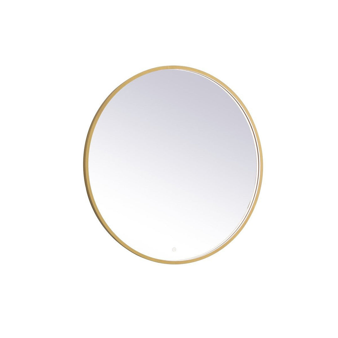 Elegant Lighting MRE6039BR Modern Pier Mirror Brass