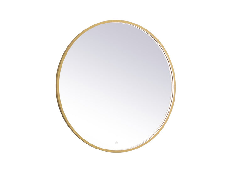 Elegant Lighting MRE6039BR Modern Pier Mirror Brass