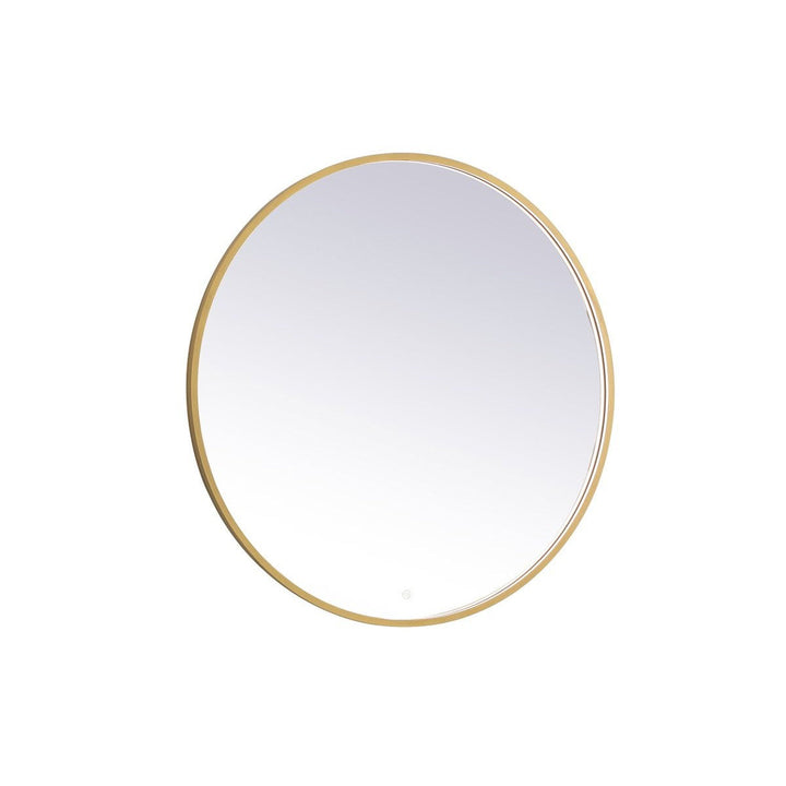 Elegant Lighting MRE6042BR Modern Pier Mirror Brass