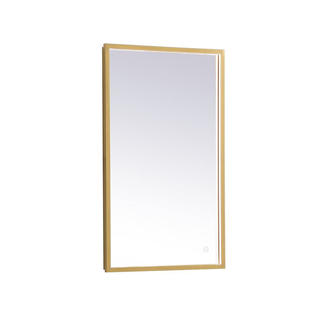 Elegant Lighting MRE6045BR Modern Pier Mirror Brass