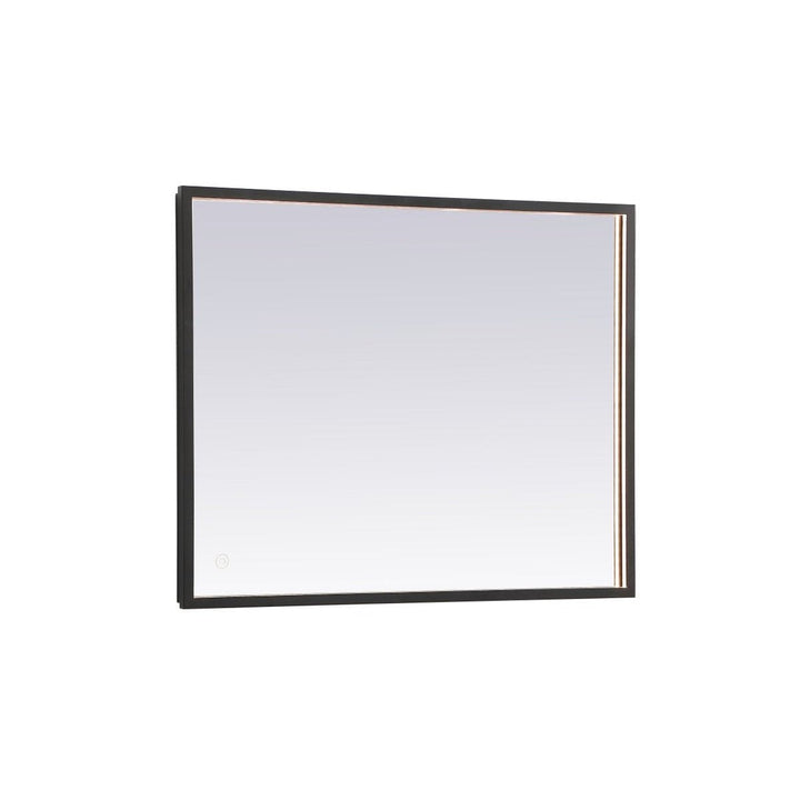 Elegant Lighting MRE62036BK Modern Pier Mirror Black