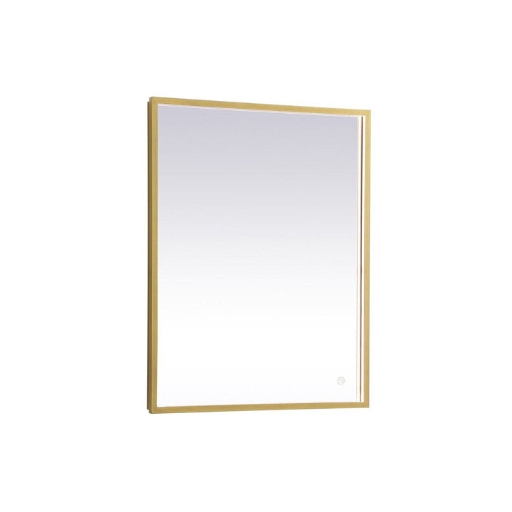 Elegant Lighting MRE62036BR Modern Pier Mirror Brass