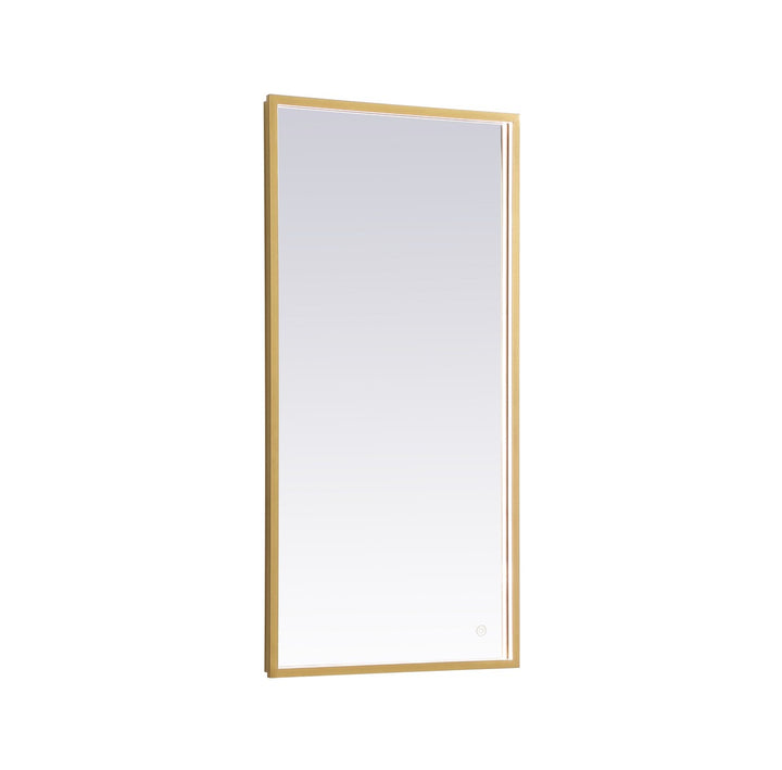 Elegant Lighting MRE62040BR Modern Pier Mirror Brass