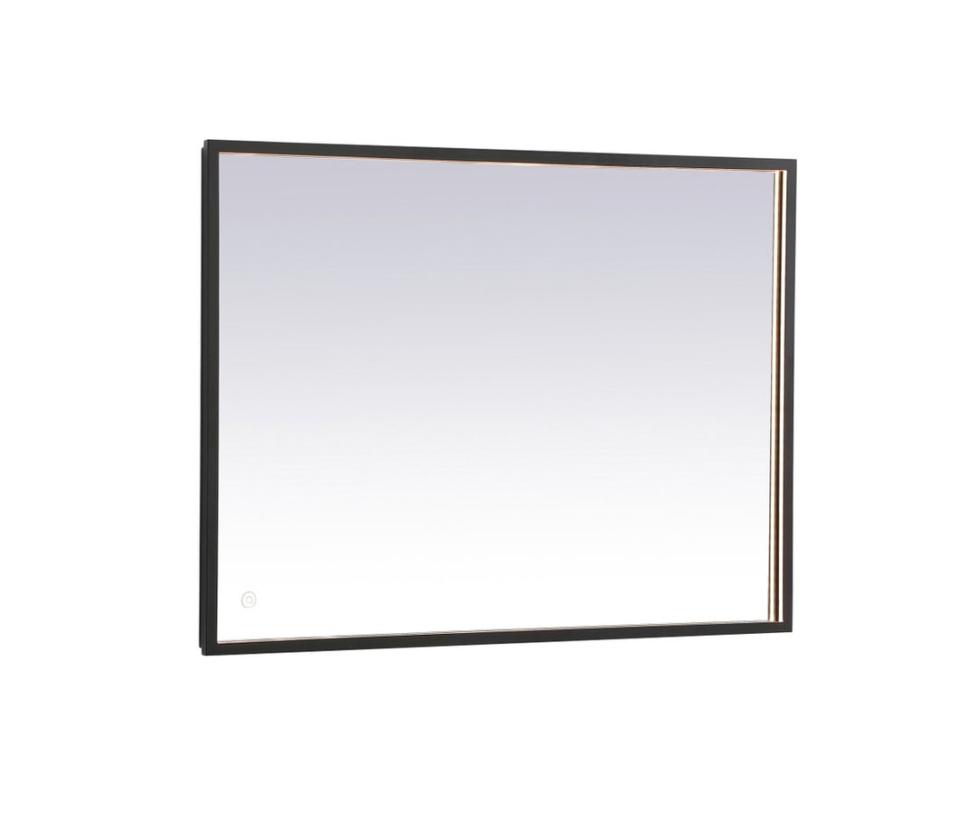 Elegant Lighting MRE62736BK Modern Pier Mirror Black