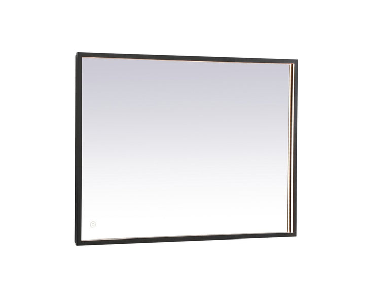 Elegant Lighting MRE62736BK Modern Pier Mirror Black