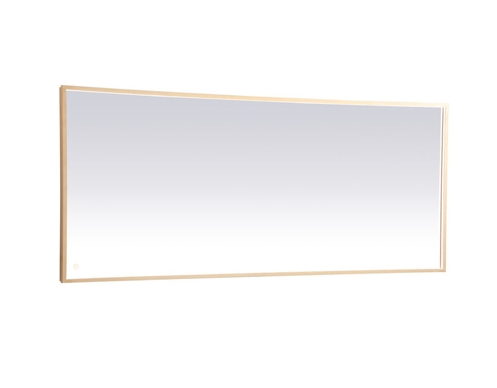 Elegant Lighting MRE63072BR Modern Pier Mirror Brass