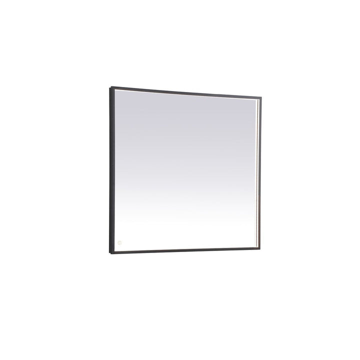 Elegant Lighting MRE63640BK Modern Pier Mirror Black