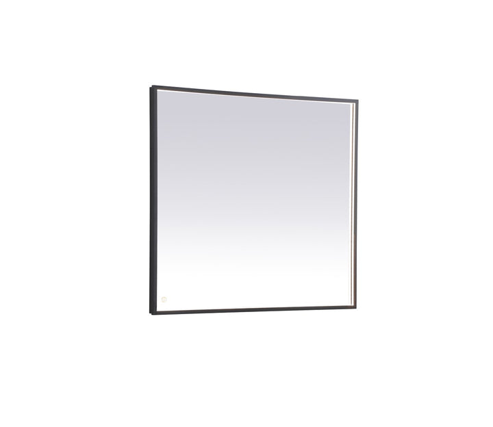 Elegant Lighting MRE63640BK Modern Pier Mirror Black