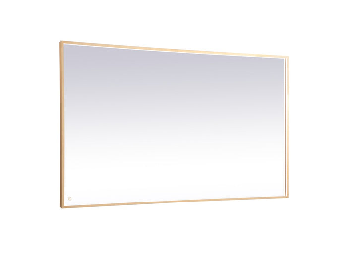 Elegant Lighting MRE64272BR Modern Pier Mirror Brass