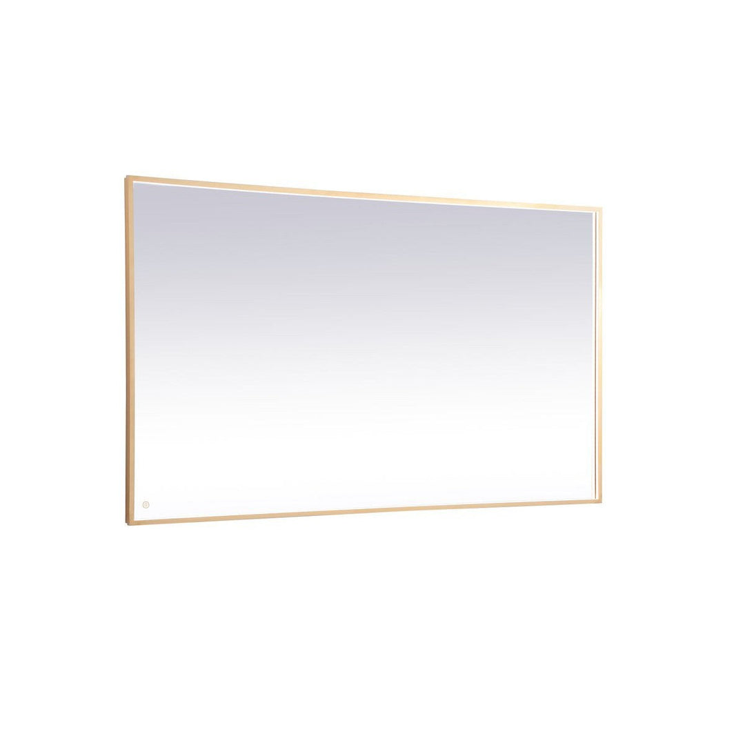 Elegant Lighting MRE64272BR Modern Pier Mirror Brass