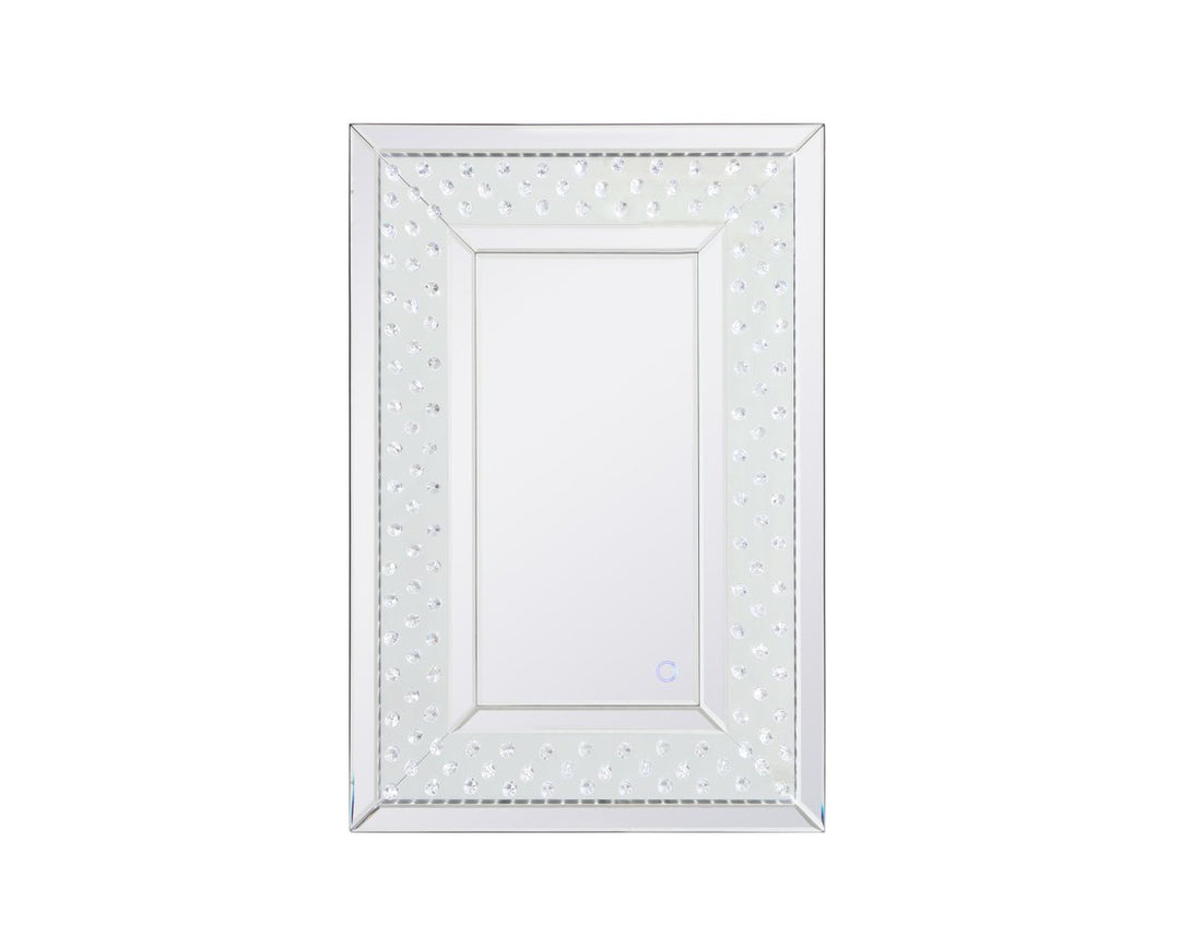 Elegant Lighting MRE92030 Modern Raiden Mirror Clear