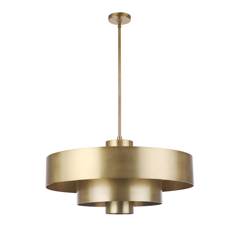 Mariana Ripple 133042 Pendant Light - Brass