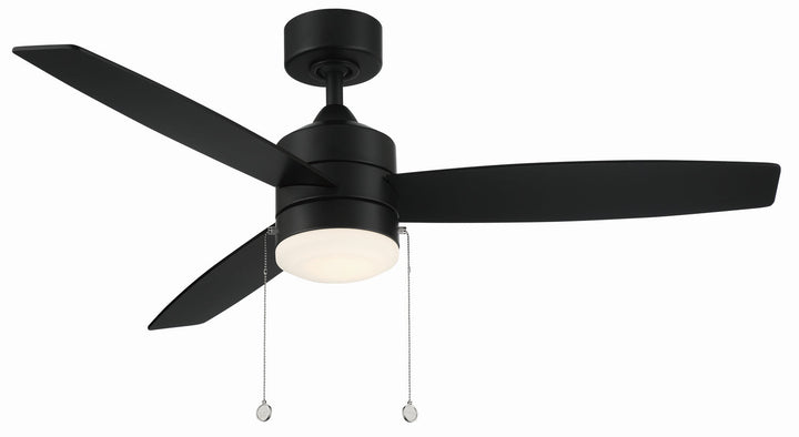 WAC Atlantis F-072L-MB Ceiling Fan - Matte Black