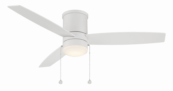 WAC Atlantis F-073L-MW Ceiling Fan - Matte White