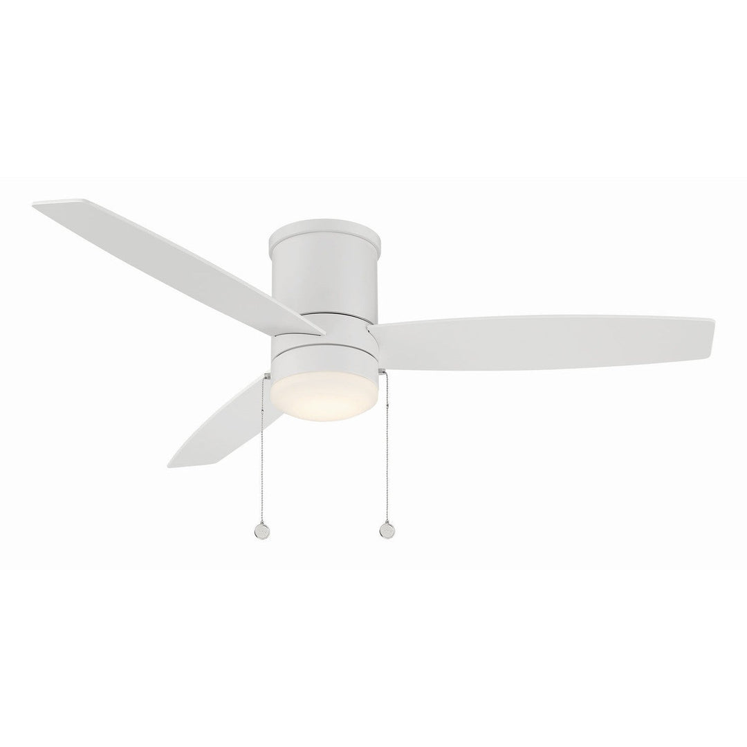 WAC Atlantis F-073L-MW Ceiling Fan - Matte White