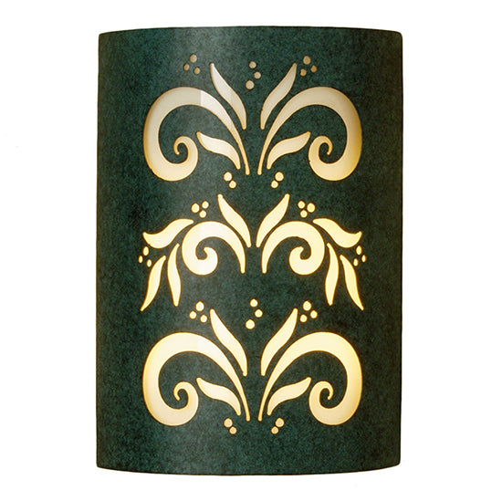 Meyda Tiffany Florence 120827 Wall Light - Verdigris