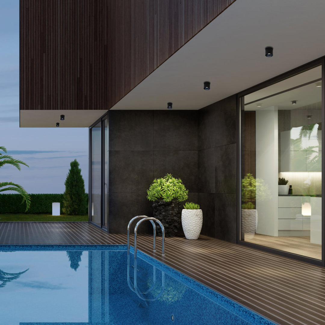 Wac Lighting FM-W47205-40-BK  Downtown Modern Outdoor Black