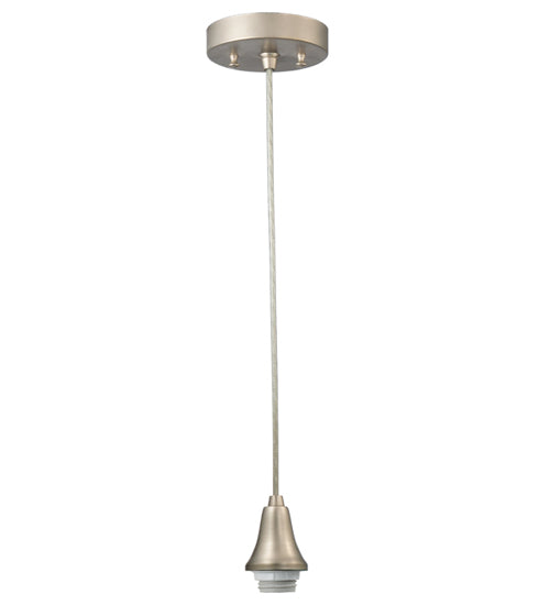 Meyda Tiffany Lighting 120842 Hyde Park One Light Hanger Hardware Utility Light Pewter, Nickel, Silver