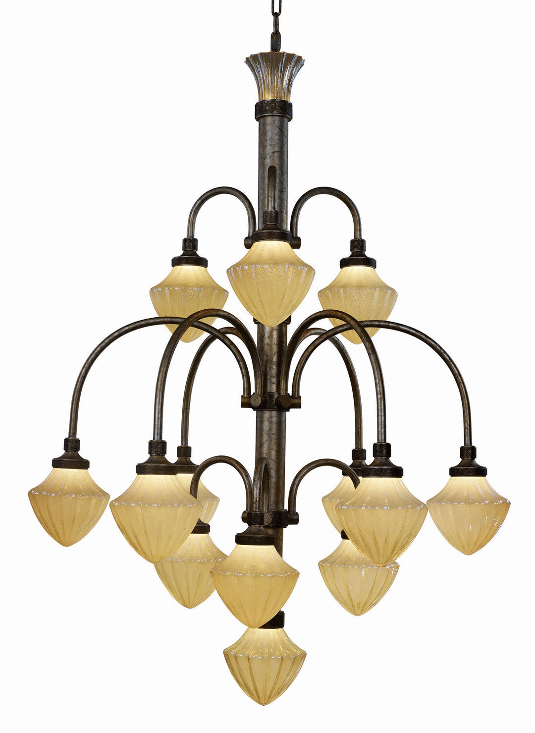 Studio M By Maxim Wilshire SM23438TGAG Chandelier Light - Argent