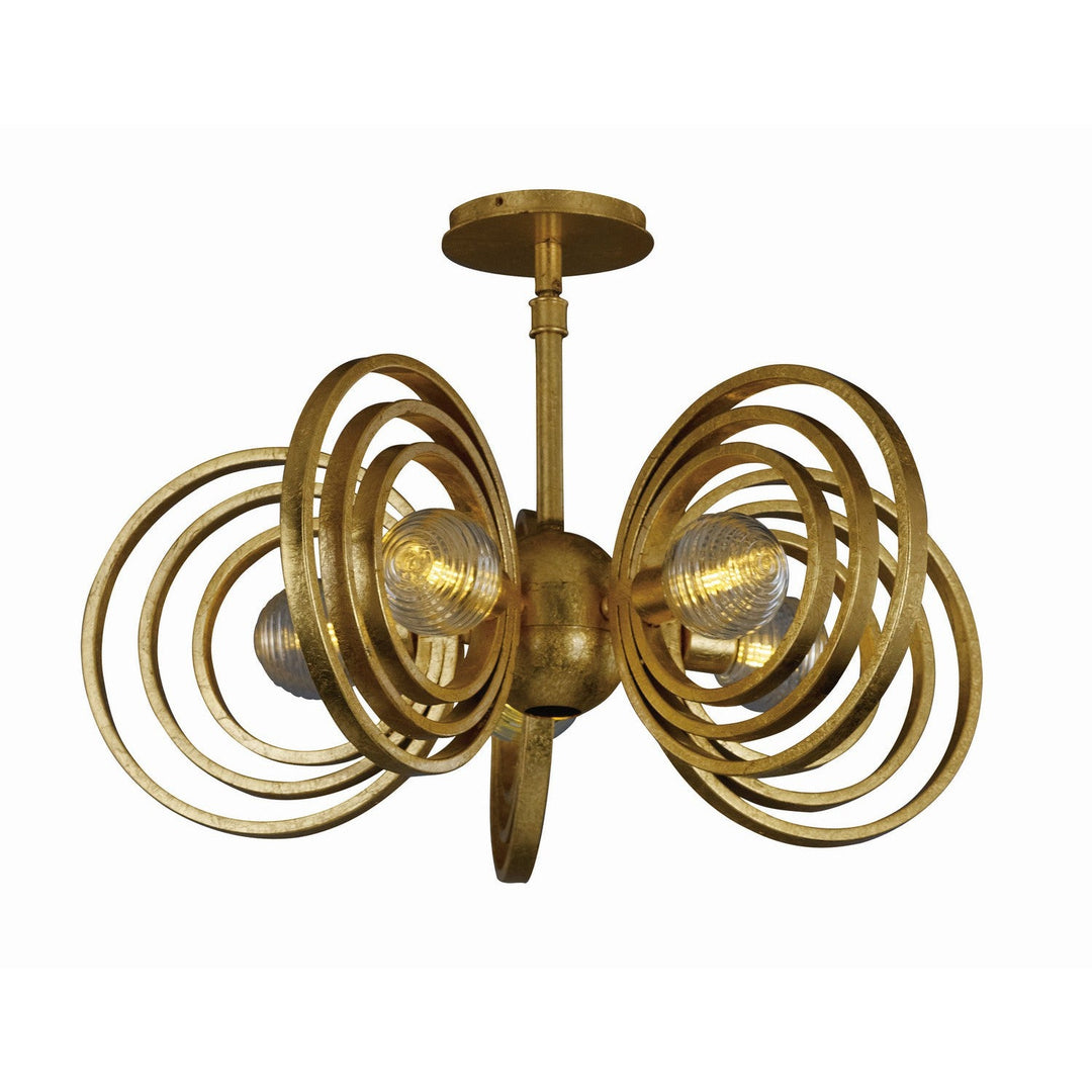 Studio M By Maxim Frequency SM23634CRGL Ceiling Light - Gold Leaf