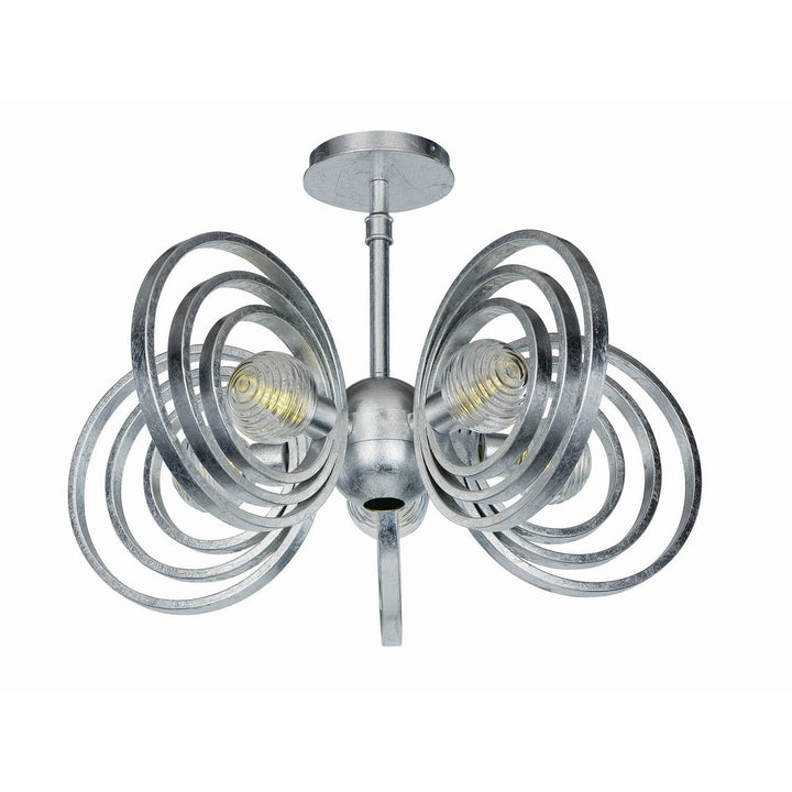 Studio M By Maxim Frequency SM23634CRSL Ceiling Light - Silver Leaf