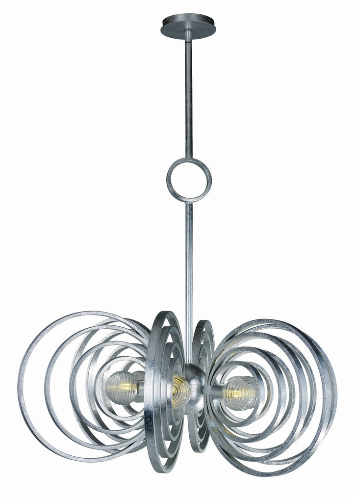 Studio M By Maxim Frequency SM23636CRSL Chandelier Light - Silver Leaf