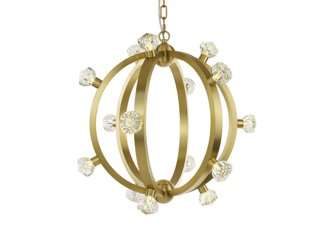 Studio M By Maxim Norma Jeane SM23772BCSBR Chandelier Light - Satin Brass