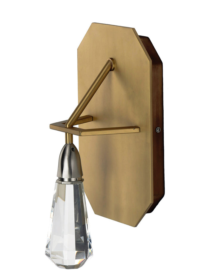 Studio M By Maxim 10 Carat SM23781BCSNSBR Wall Light - Satin Nickel / Satin Brass