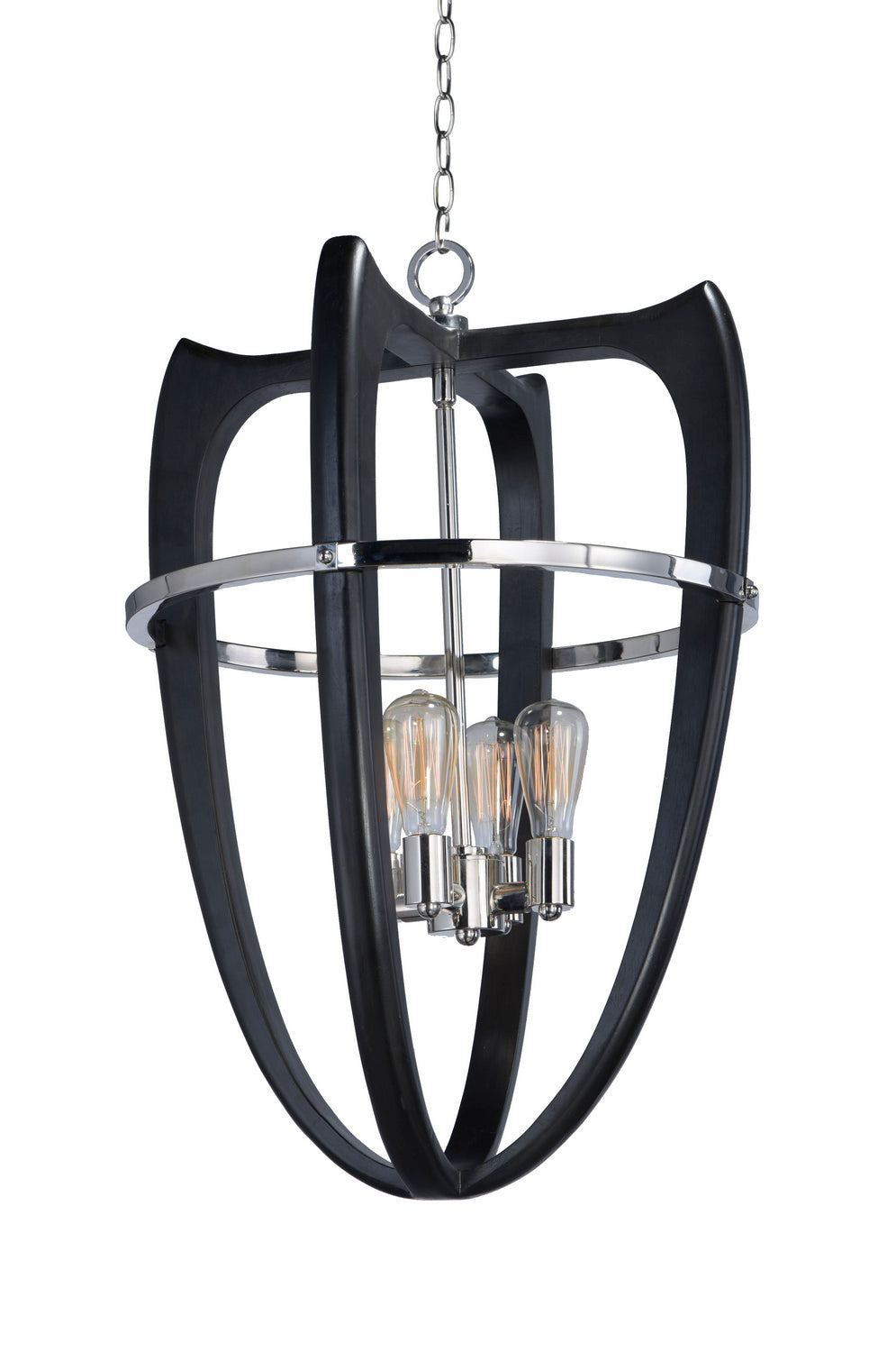 Studio M By Maxim Crescendo SM23803WEPN Pendant Light - Wenge / Polished Nickel